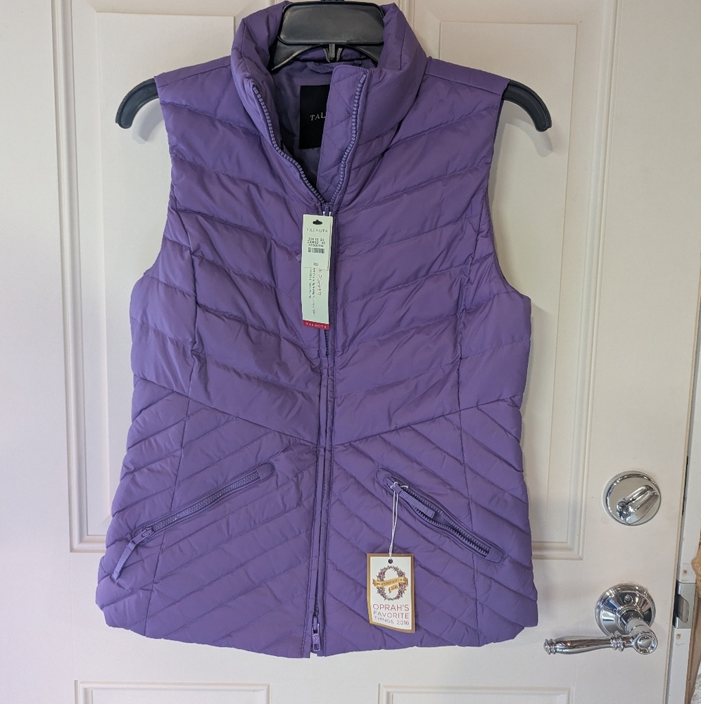 Talbots Lavender Women's Quilted Vest